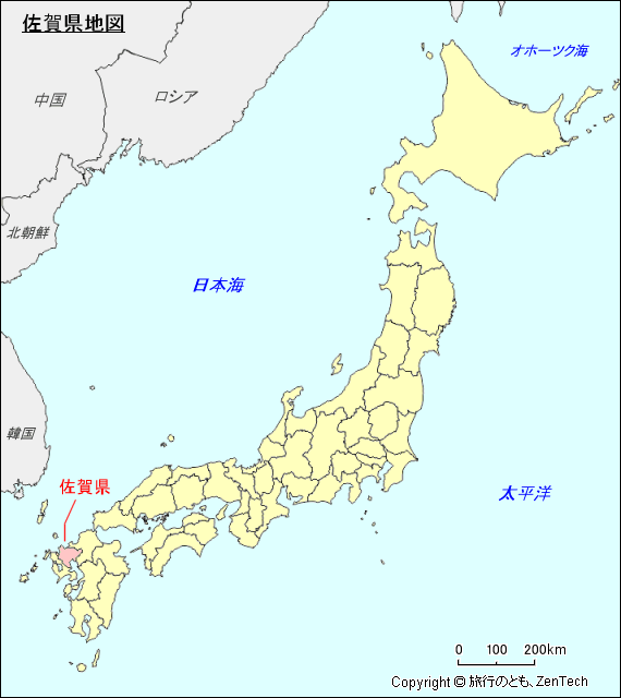 佐賀県地図