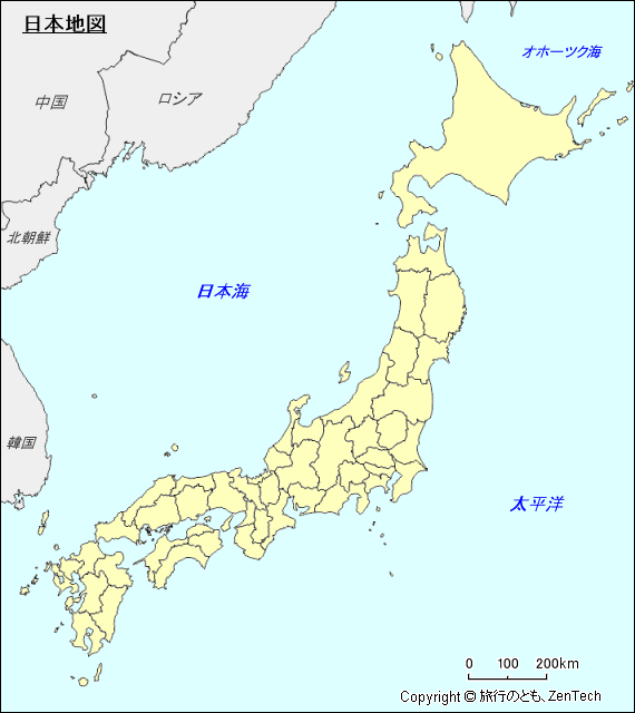 日本地図