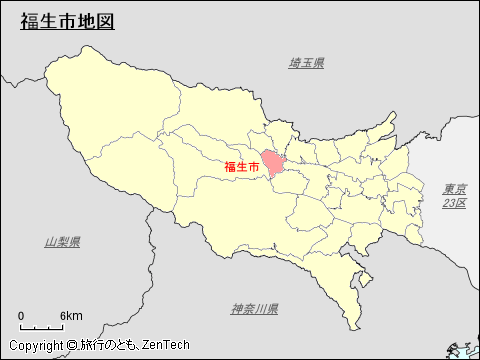 福生市地図