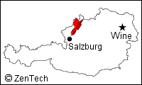ザルツブルグ地図
