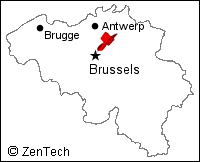 ブリュッセル地図