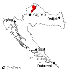 ザグレブ地図