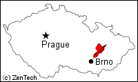 ブルノ地図