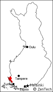 トゥルク地図