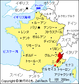 マルセイユ地図