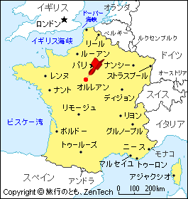 オルレアン地図