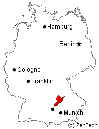 アウクスブルク地図
