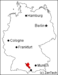 フュッセン地図