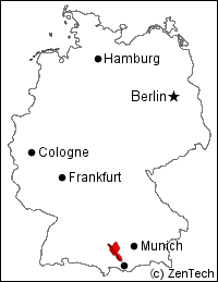 ガルミッシュ‐パルテンキルヘン地図