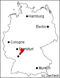 ハイデルベルグ地図