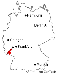 ヴィースバーデン地図