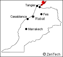 テトゥアン地図