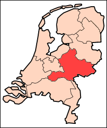 オランダ ヘルダーラント州地図