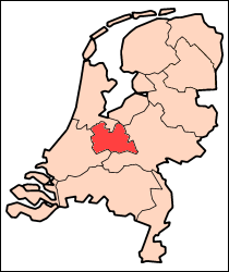 オランダ ユトレヒト州地図