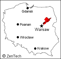 ワルシャワ地図