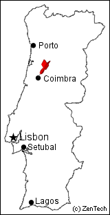 コインブラ地図