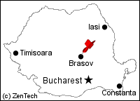 ブラショフ地図