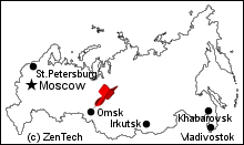 オムスク地図