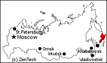 ユジノサハリンスク地図
