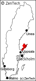 ウプサラ地図
