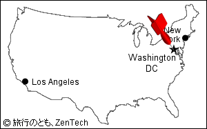 ワシントンDC地図