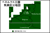 オランダ気候区分地図