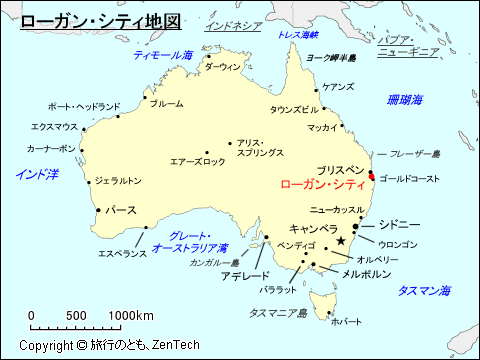 ローガン・シティ地図