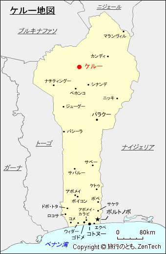 ケルー地図