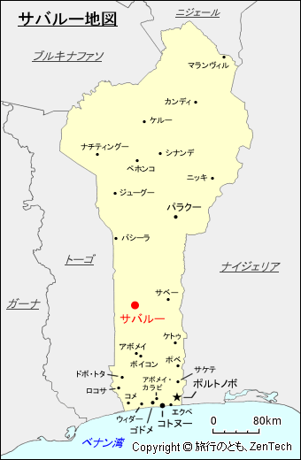 サバルー地図