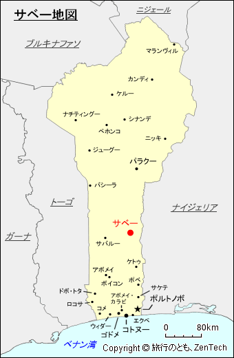 サベー地図