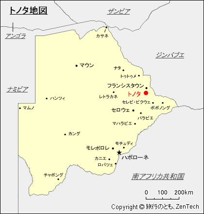 トノタ地図
