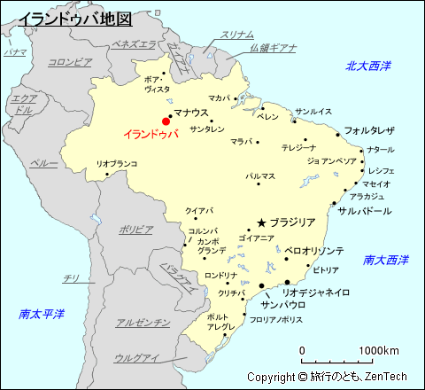 イランドゥバ地図