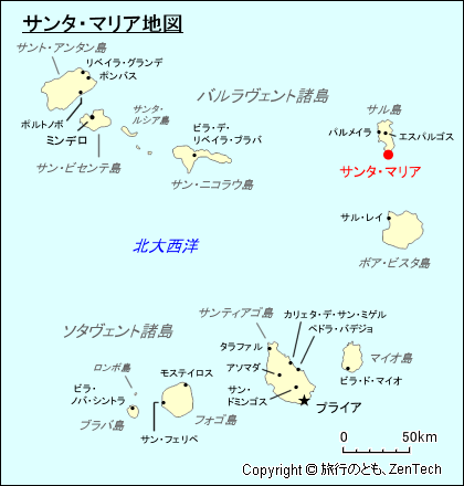 サンタ・マリア地図