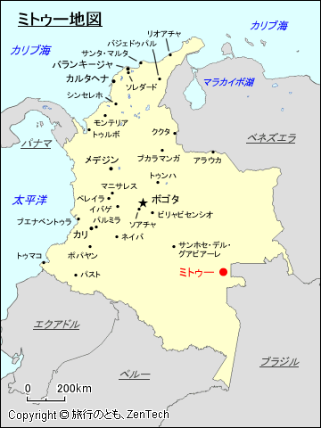ミトゥー地図