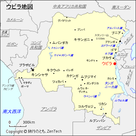 ウビラ地図