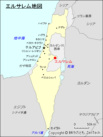 エルサレム地図
