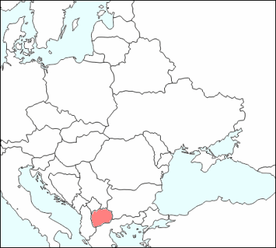 東ヨーロッパにおけるマケドニアの位置