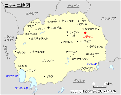 コチャニ地図