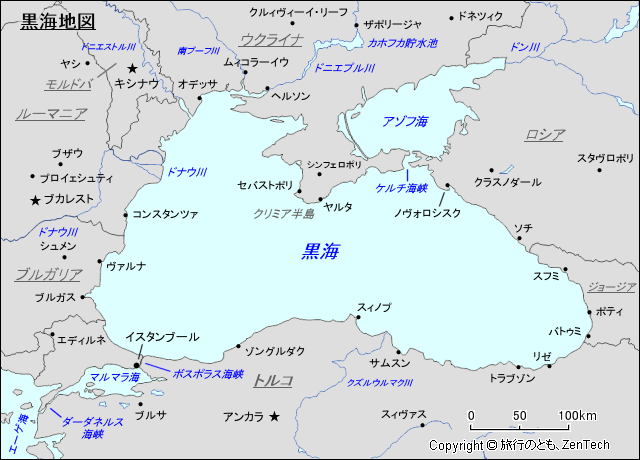黒海地図