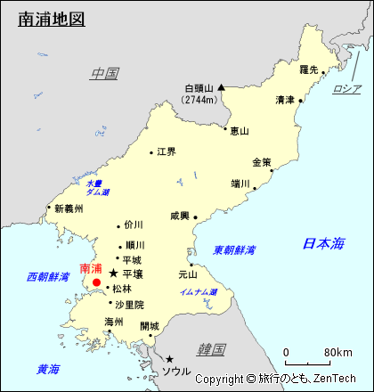 南浦地図