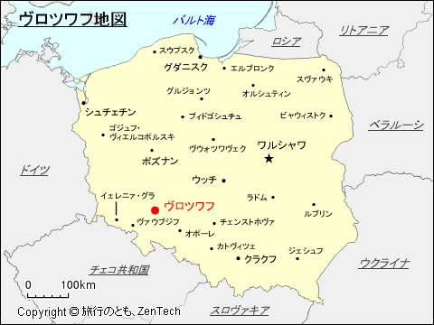 ヴロツワフ地図