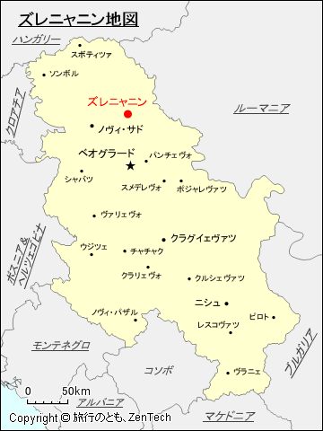 ズレニャニン地図