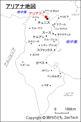 アリアナ地図