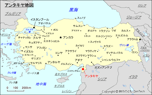 アンタキヤ地図