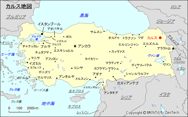 カルス地図