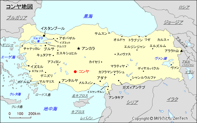 コンヤ地図