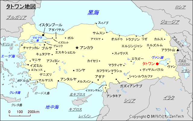 タトワン地図