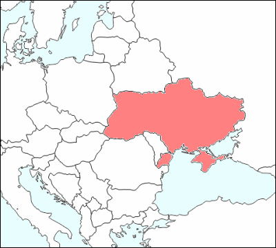 東ヨーロッパにおけるウクライナの位置