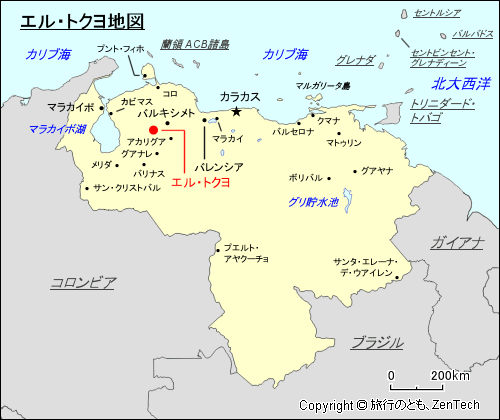 エル・トクヨ地図