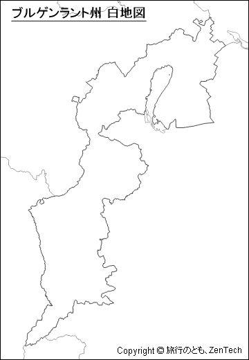 ブルゲンラント州 白地図